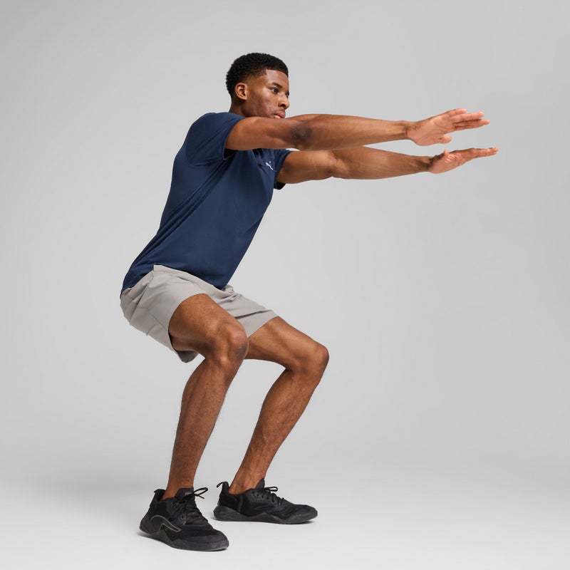 PUMA FLEX Pocket Mens Blue T-Shirt - Image 3